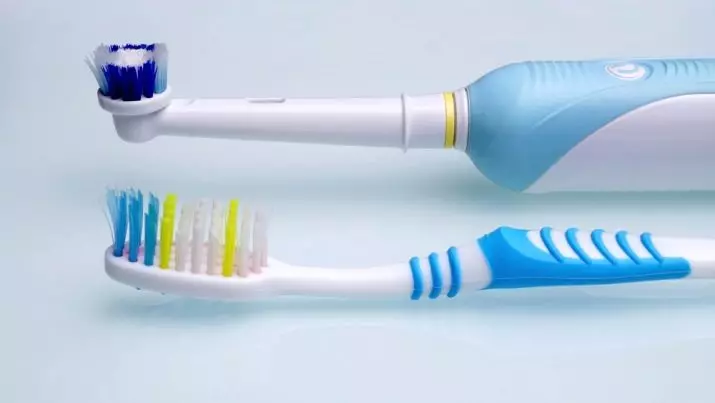 Zvučne četkice za zube: Je li električne četke za zube bolje? Ocjena, pluses i kontra. Što je to i što odabrati? Kako očistiti zube? 24010_14