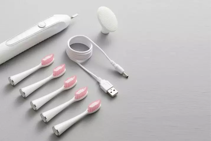 Zvučne četkice za zube: Je li električne četke za zube bolje? Ocjena, pluses i kontra. Što je to i što odabrati? Kako očistiti zube? 24010_46