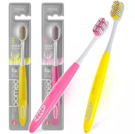 Biomed Toothbrushes: ვერცხლის შუა და შავი საშუალო ერთად Boa და მინერალური მძიმე. ოპერაციული რჩევები 24023_9