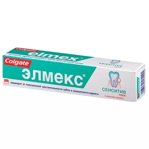 Елмекс паста за заби: Состав, чувствителен за чувствителни заби и заштита од кариес, тестенини со флуор од Финска, детски и возрасни, осврти 24031_8