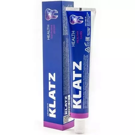 Klatz tandpasta: alkohol og sundhedsmæssig smag, kids line for børn og brutale kun, indsæt for mænd. Dental anmeldelser 24056_14