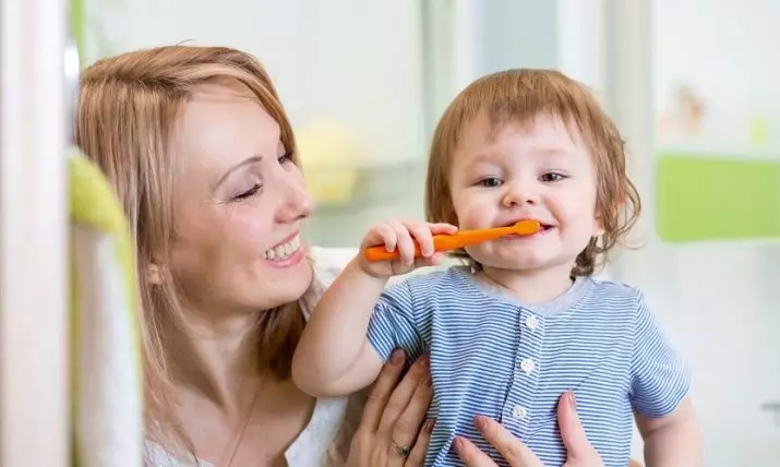 Kinders se tandepasta R.O.C.S .: Vir kinders 0-3 en 4-7 jaar, 6-12 en 8-18 jaar, Baby en Junior, pasta met fluoor en ander samestelling 24067_16