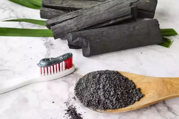 Dentifrice noire: avec du charbon actif et du bambou de carbone, pâte noire avec charbon de bois 24070_2