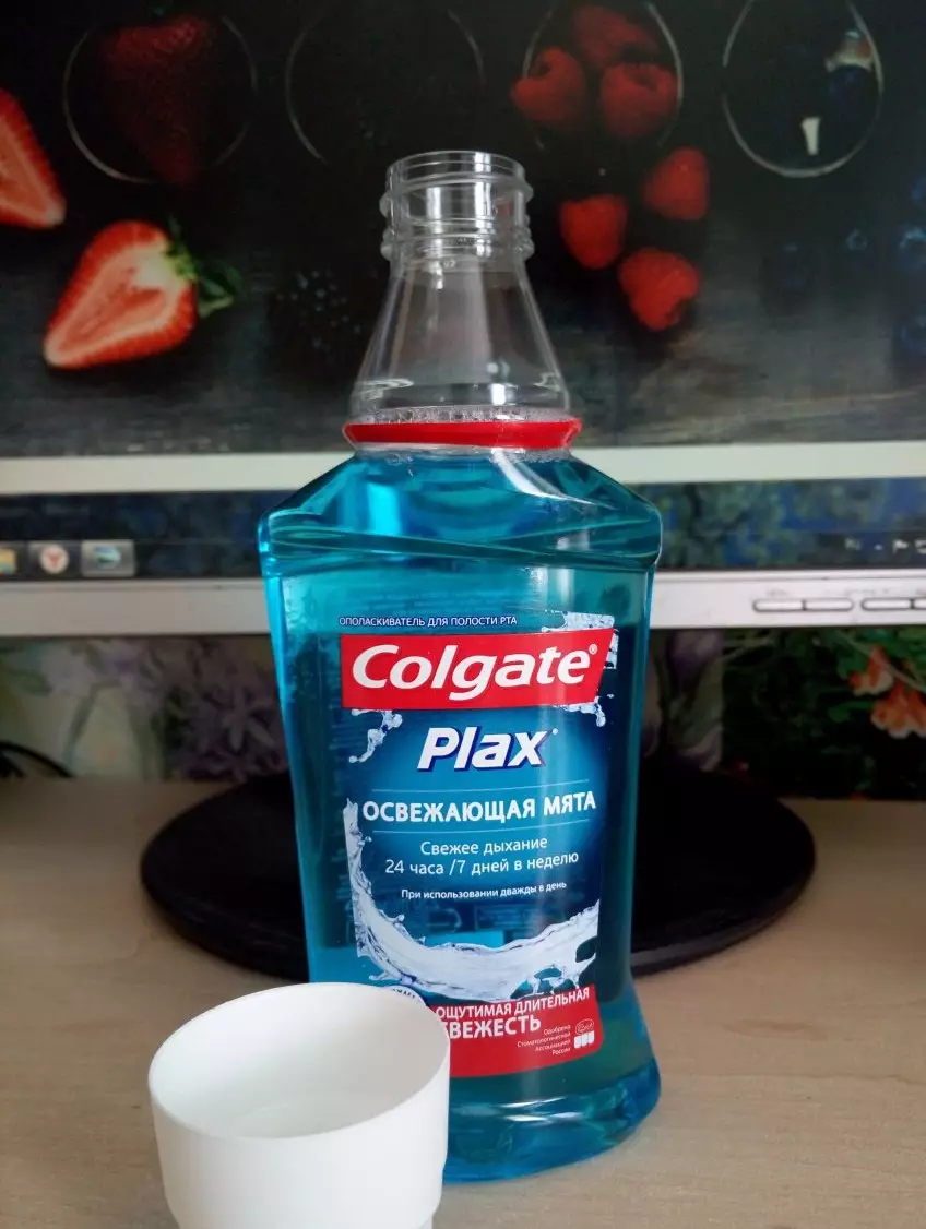 Colgate Rinsers: Konpozisyon nan Rinsers pou kavite oral la, Plax 