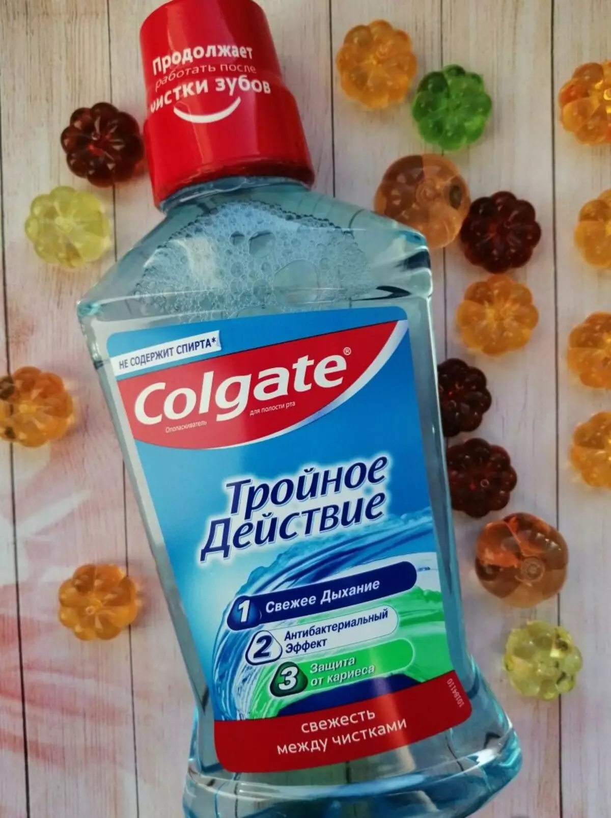 Colgate Rinsers: Samsetning skola fyrir munnholið, Plax 