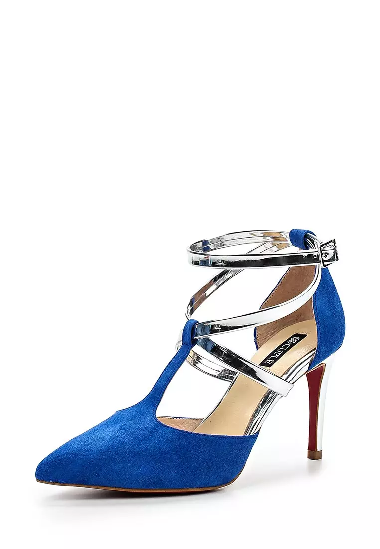 Suede Blue Shoes (37 Fotók): Mit kell viselni modellek a Suede Blue-tól 2408_16