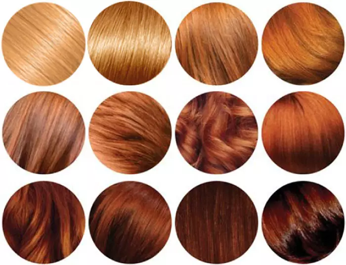 Kızıl saçlı Shatus (36 fotoğraf): Kırmızı tonlarda orta uzunlukta karanlık ve sarı saçlı saç boyama, kısa ve uzun iplikçikler kırmızı renk boyama. Kına boyamak mümkün mü? 24114_20