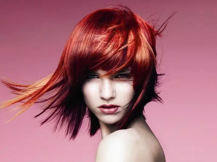 Оцветяване на къса коса (снимка 69): красиво оцветяване, насипни, за много къси прически, оцветяване за къдрава коса 24129_2