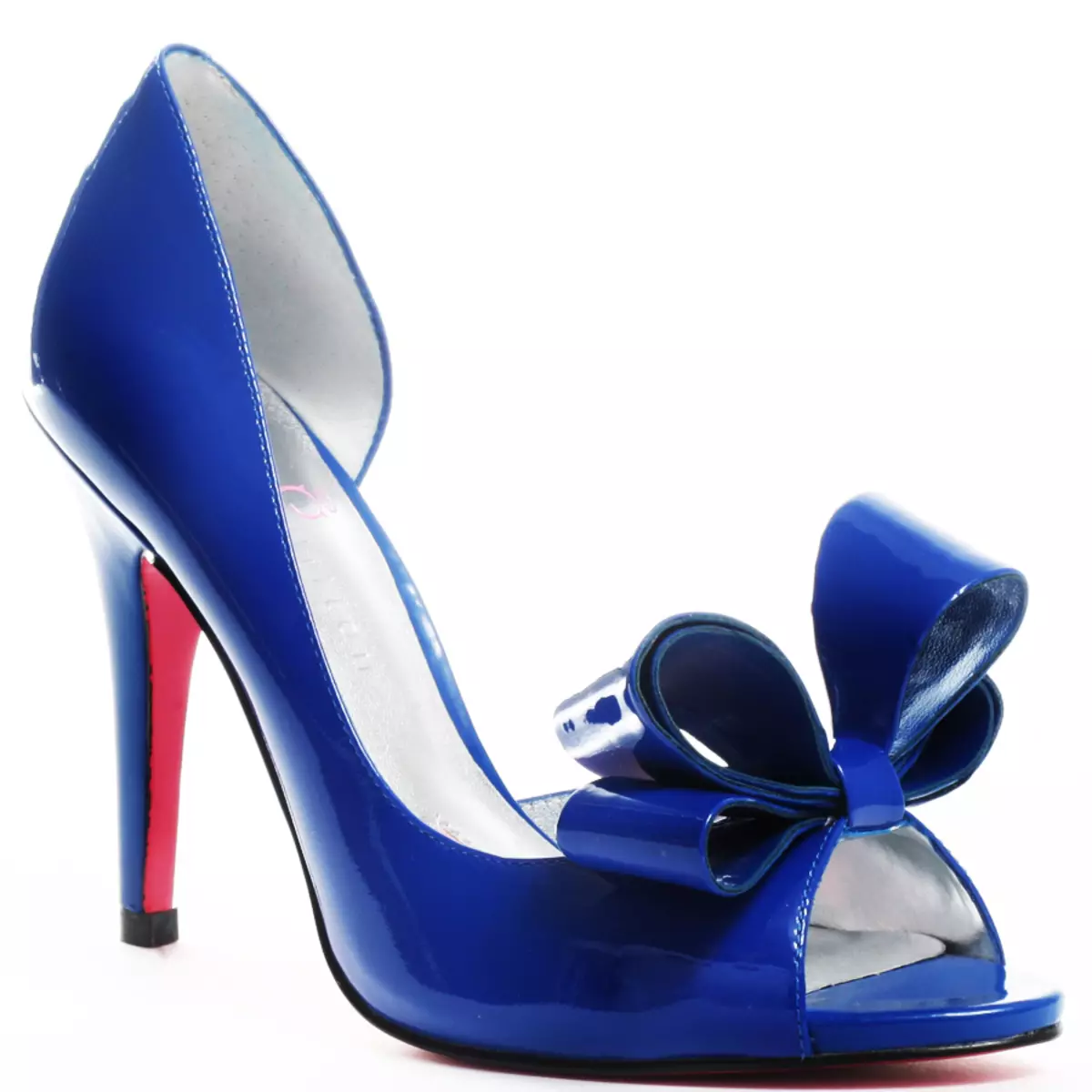 Sepatu Lacquer Biru (26 foto): Model lacquered biru sing peteng lan cahya biru 2413_23