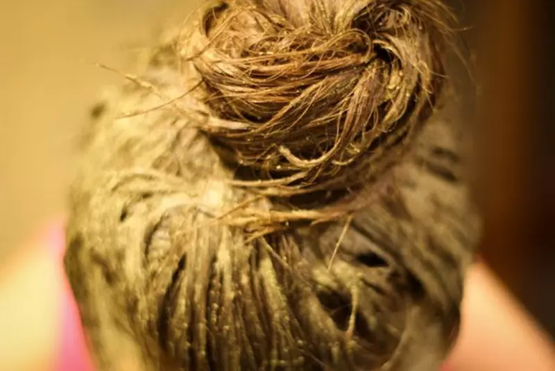 Henna für Haare (68 Fotos): Regeln der Haarfarbe, Farbtöne und Farben der natürlichen Farbe. Welcher Henna ist besser und wie man es benutzt? 24171_27