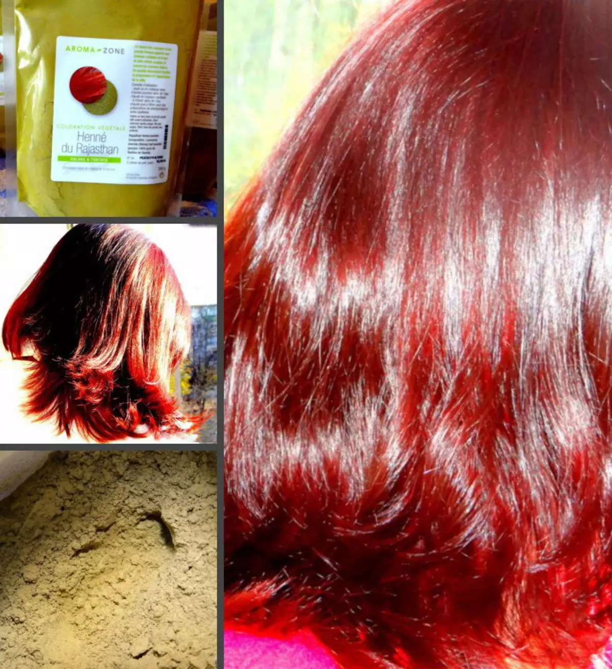 Henna für Haare (68 Fotos): Regeln der Haarfarbe, Farbtöne und Farben der natürlichen Farbe. Welcher Henna ist besser und wie man es benutzt? 24171_53