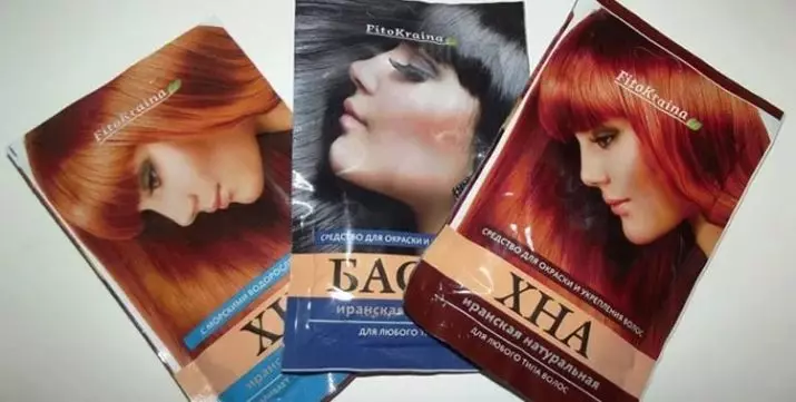 Iransk Henna (51 bilder): Hur man väljer en naturlig Huhu med en snabb olja för målning av hår? Vilken färg kan erhållas? Hur mycket behöver du hålla färglös huhu på håret? Recensioner 24174_23