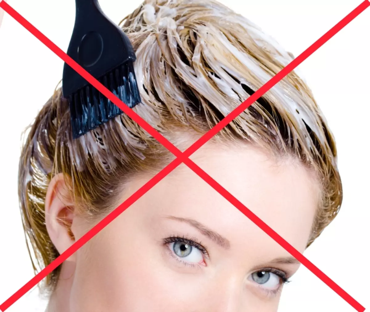 Como sem danos para iluminar seu cabelo em casa? Iluminação rápida e segura do cabelo escuro e loiro pintado em casa 24196_7