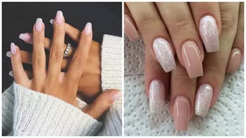 Manicure manicure Gel Lacquer (68 sary): Ny famoronana endrika miaraka amin'ny lambam-paty mavokely mavokely. Ahoana no fomba hanamboarana ny fototry ny gel lacas? 24208_5