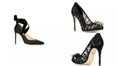 經典的黑色鞋子（32張）：女裝在鞋跟上的型號 2423_32
