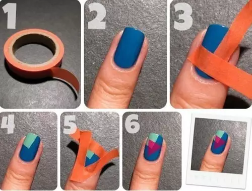 Geometry gel lakiranje na noktima (58 fotografija): Kako napraviti dizajn geometrijskog manikira po korak? Originalne ideje za dizajn 24240_37