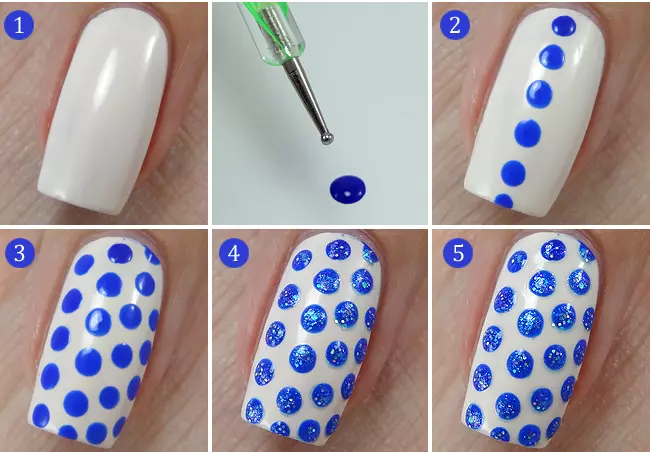 Simple drawings on nails with gel varnish for beginners (99 photos): How to draw simple patterns at home? The easiest manicure options 24251_38
