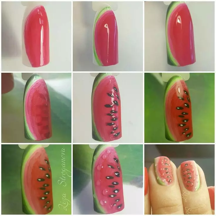 Simple drawings on nails with gel varnish for beginners (99 photos): How to draw simple patterns at home? The easiest manicure options 24251_60