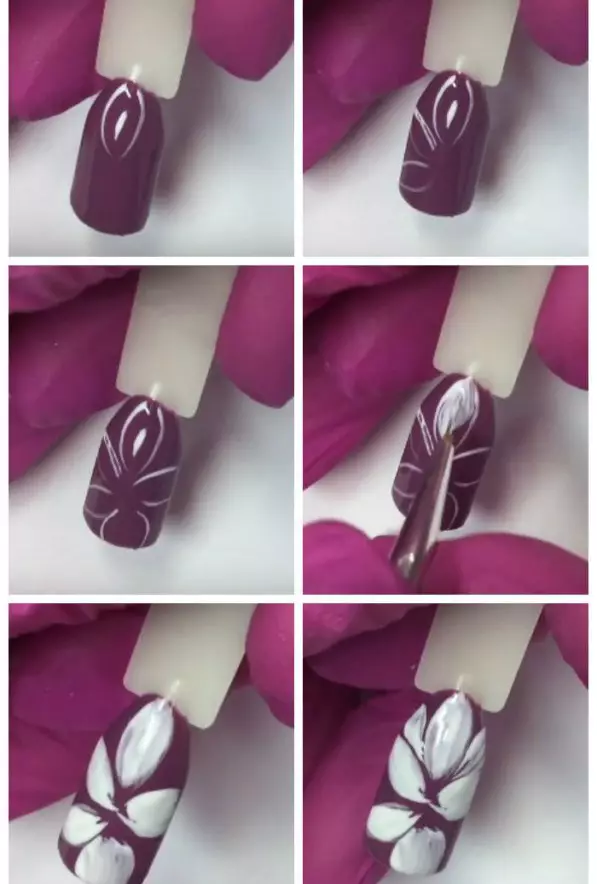 Simple drawings on nails with gel varnish for beginners (99 photos): How to draw simple patterns at home? The easiest manicure options 24251_66