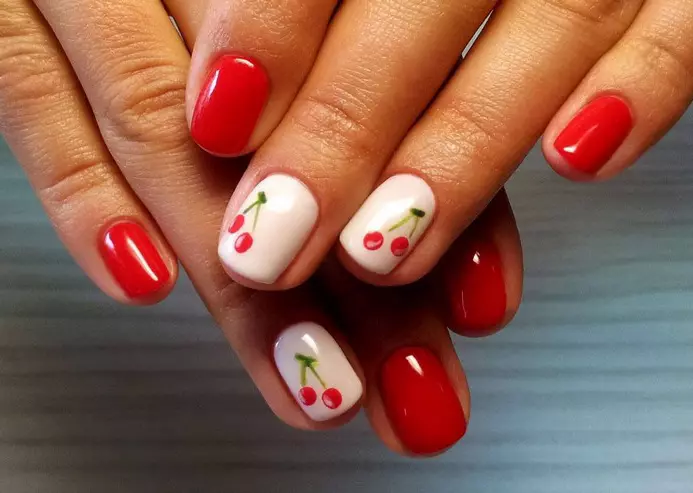 Simple drawings on nails with gel varnish for beginners (99 photos): How to draw simple patterns at home? The easiest manicure options 24251_84