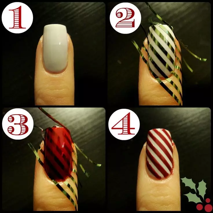Simple drawings on nails with gel varnish for beginners (99 photos): How to draw simple patterns at home? The easiest manicure options 24251_88