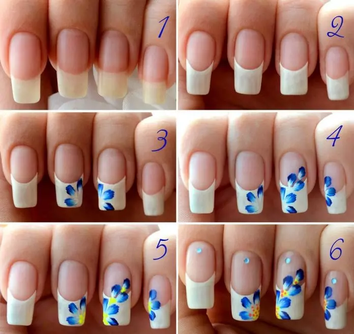 Simple drawings on nails with gel varnish for beginners (99 photos): How to draw simple patterns at home? The easiest manicure options 24251_96