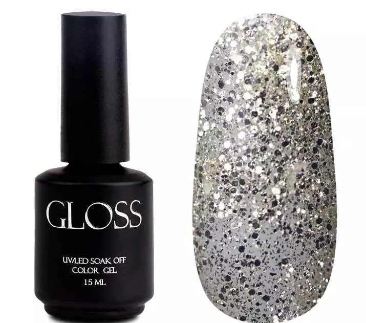 Gloss gel gel wacquer: varkish mawonekedwe, utoto wa utoto, ndemanga 24276_10