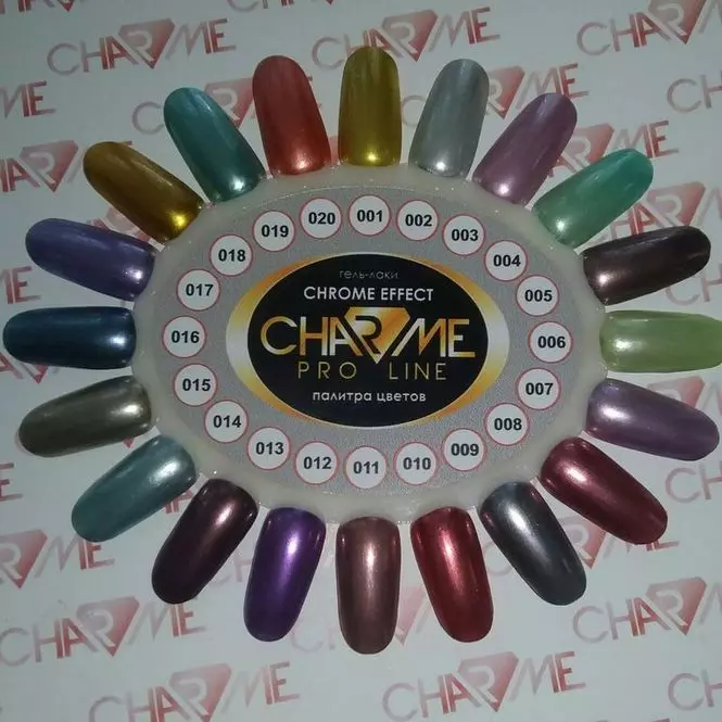 Charme Gel Lacquer: Taybetmendiyên Naka Chica û Rêza Pro, Nirxandin 24289_15