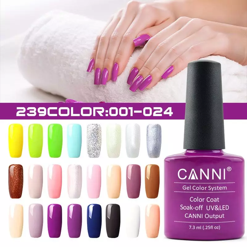 CANNI gel varnish (50 photos): features, palette of flowers, masters reviews 24293_15