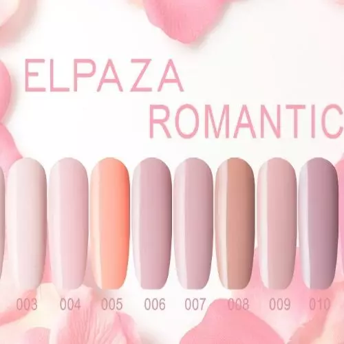 ELPAZA gel lacquer: Features sa Romantic serye varnish, kolor palette, mga agalon tips 24294_21