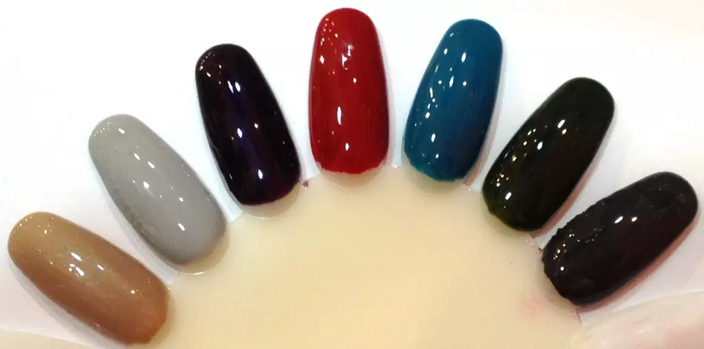 Gelish gel Lacquer: Harmony mfululizo Shades Palette na Masters Reviews 24297_29