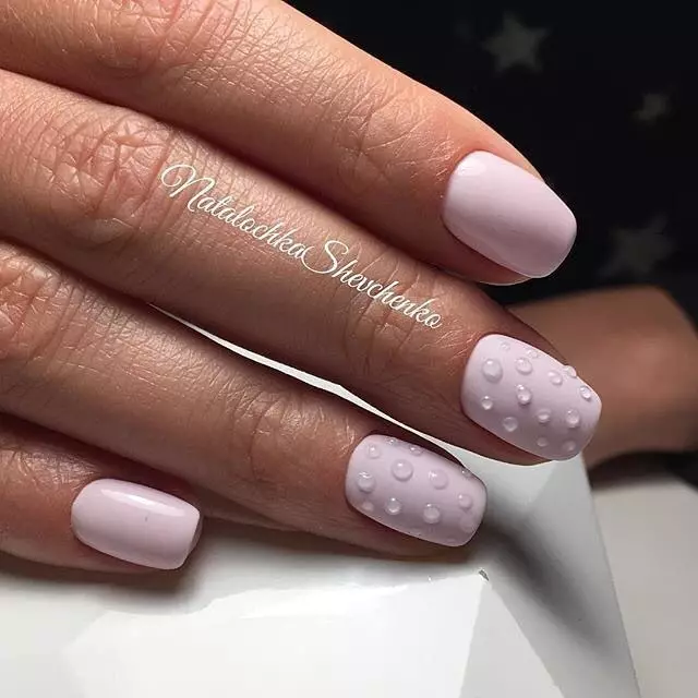 Light Matte Manicure (52 φωτογραφίες): Σχεδιασμός νυχιών σε φωτεινά χρώματα 24380_19