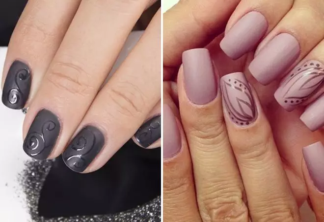 Manicura lleugera Matte (52 fotos): disseny d'ungles de colors brillants 24380_21