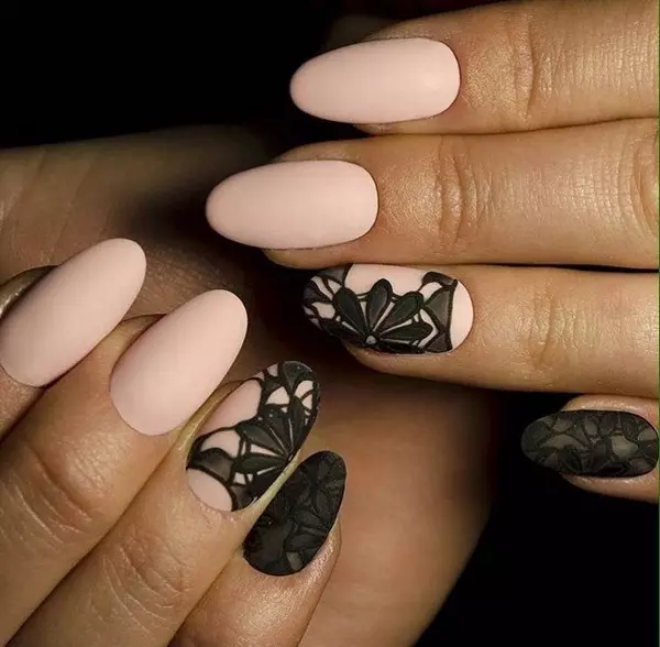 Light Matte Manicure (52 φωτογραφίες): Σχεδιασμός νυχιών σε φωτεινά χρώματα 24380_45