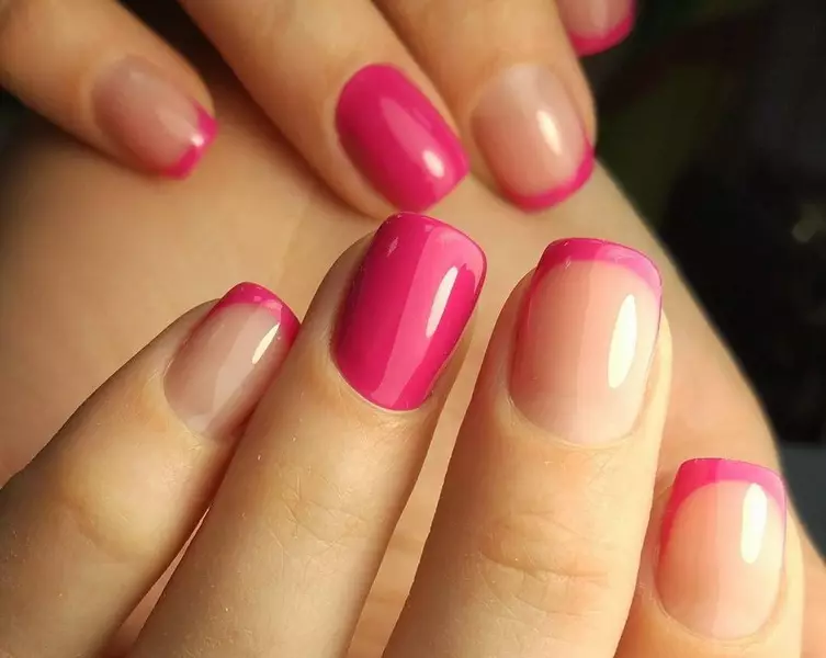 Bright Pink Manicure (63 Billeder): Nail Design med sure og neonfarver 24387_35