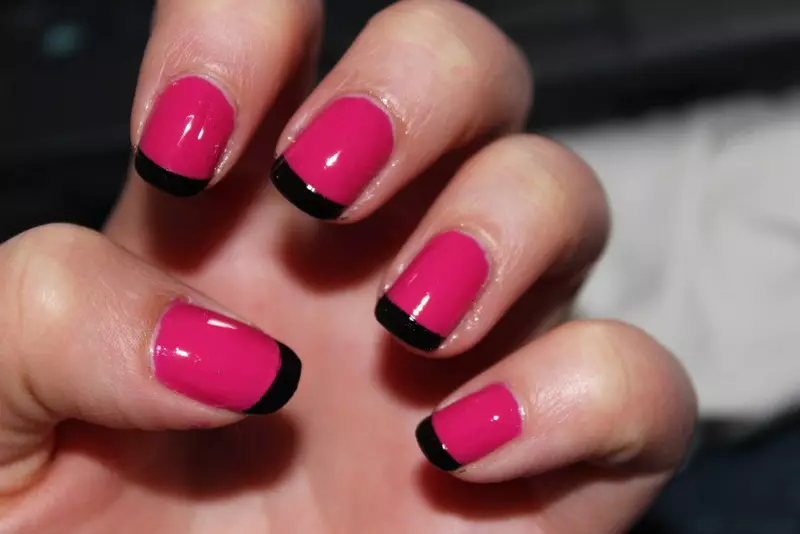 Bright Pink Manicure (63 Billeder): Nail Design med sure og neonfarver 24387_36