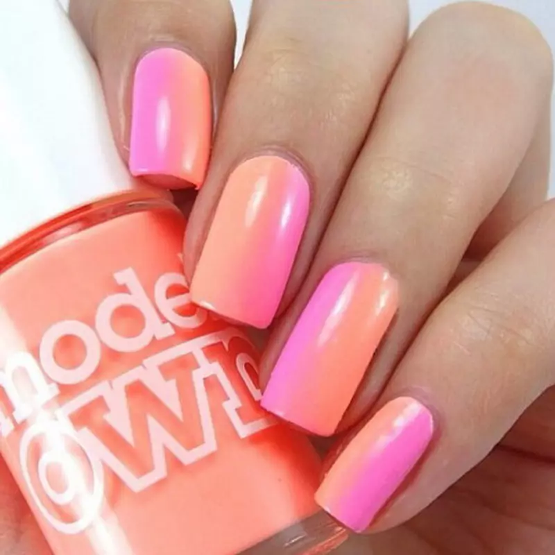 Bright Pink Manicure (63 Billeder): Nail Design med sure og neonfarver 24387_44