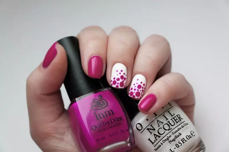 Bright Pink Manicure (63 Billeder): Nail Design med sure og neonfarver 24387_5