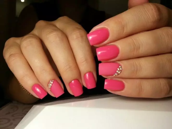 Bright Pink Manicure (63 Billeder): Nail Design med sure og neonfarver 24387_54