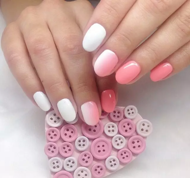 Manicure in colore rosa e blu (65 foto): unghie design con gradiente in colori rosa-blu 24395_57