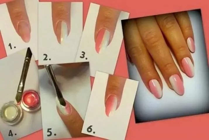 Manicura rosa con gradiente (38 fotos): Ejemplos de diseño de uñas con Ombre 24396_32