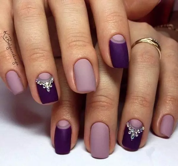 粉红紫色修指甲（44张）：钉子设计与清漆的想法 24399_24