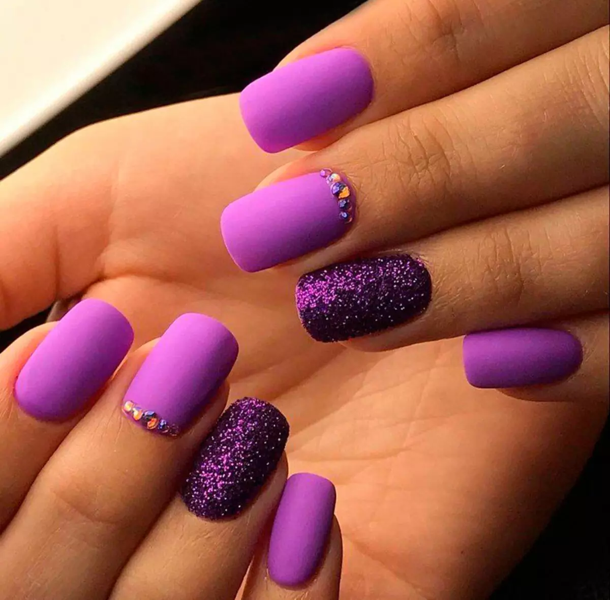 粉红紫色修指甲（44张）：钉子设计与清漆的想法 24399_29
