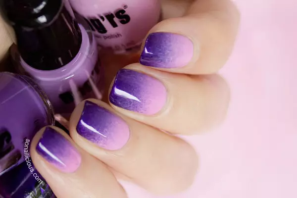 粉红紫色修指甲（44张）：钉子设计与清漆的想法 24399_38