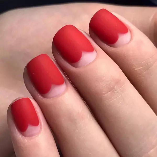Red Moon Manicure (51 နာရီ) - အနီရောင်အဆုတ်နှင့်ကြံ့ခိုင်များနှင့်အနီရောင်လက်သည်းဒီဇိုင်း 24406_29
