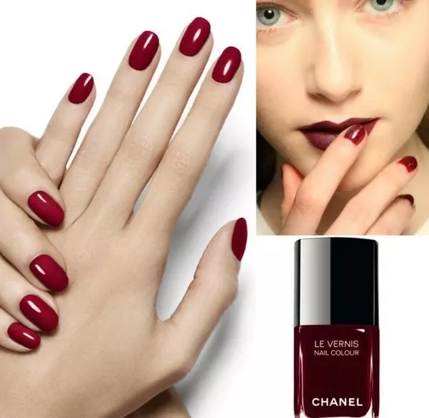 Red Manicure cu design (66 fotografii): Cât de frumos să faci unghii cu lac? 24408_3