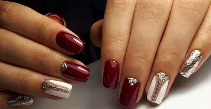 Rød manicure med design (66 billeder): Hvor smukt at lave negle med lak? 24408_41