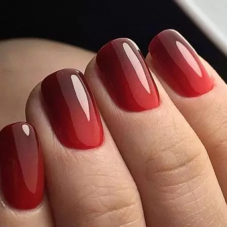 Scarlet manicure (36 duab): Scarlet ntsia hlau tsim 24411_30