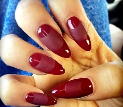 Manicure mena (40 sary 40): safidy famolavolana fantsika tsara tarehy 24421_31