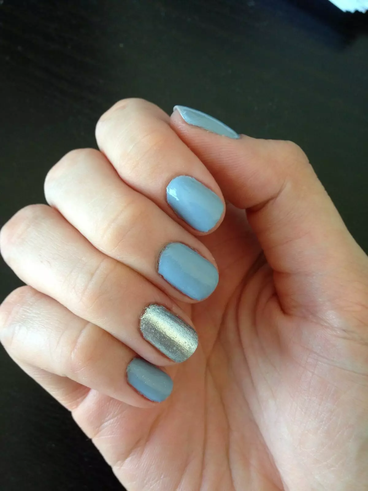 Bhuruu manicure nesirivheri (37 photos): grey-blue-blue nail dhizaini 24457_7